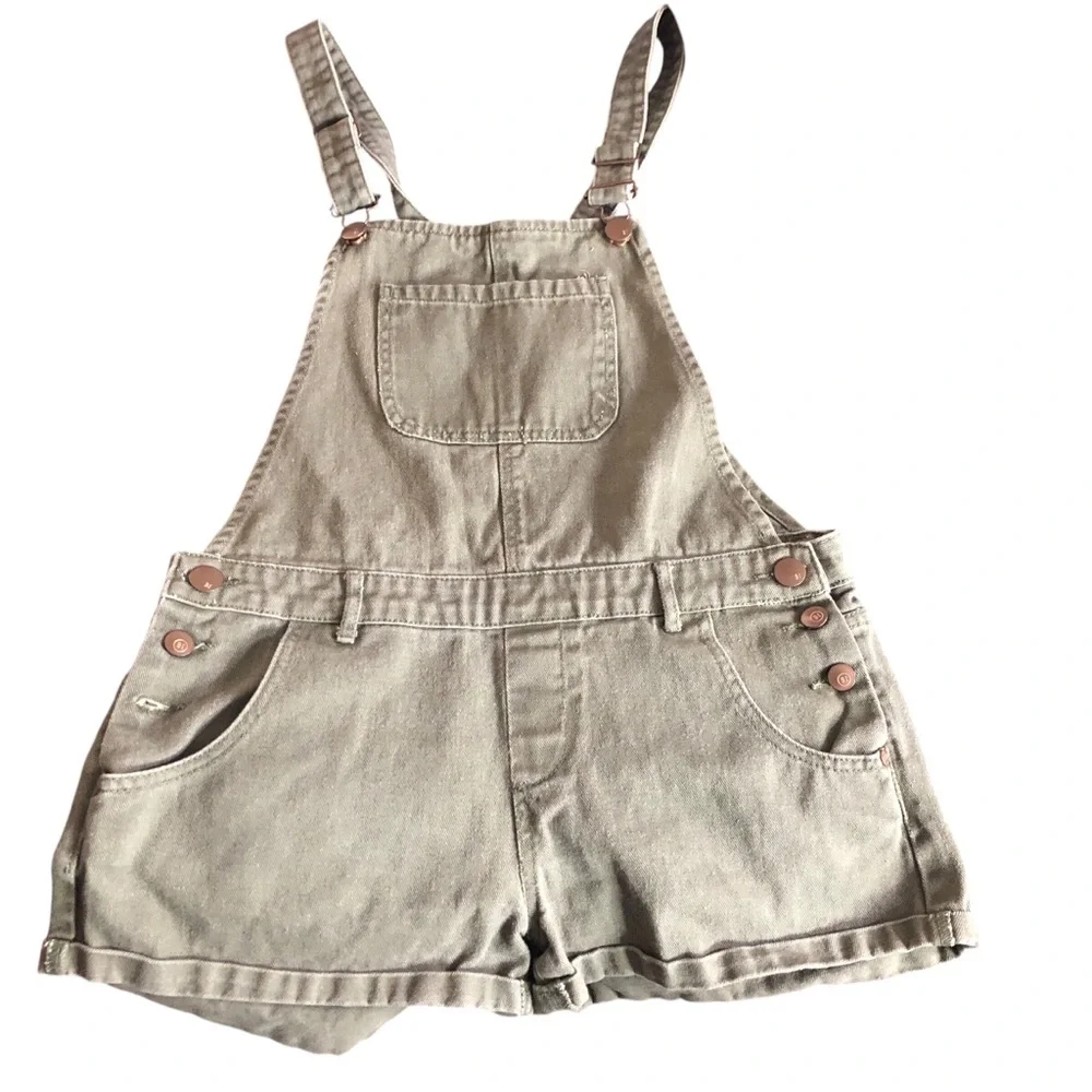 Denim Short Overalls